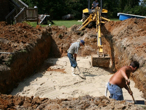 pool construction